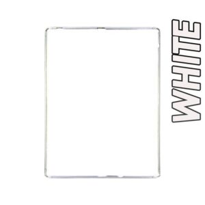 FRAME WITH ADHESIVE COMPATIBLE FOR IPAD 3 / 4 (WHITE)