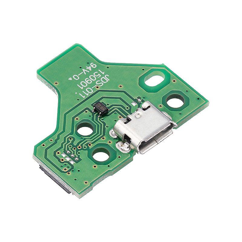 USB CHARGING PORT BOARD W/ 12PIN FLEX FOR PS4 CONTROLLERS (2 VER