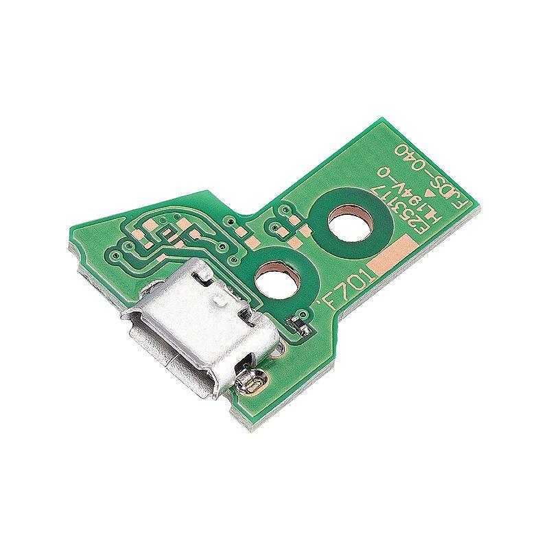 USB CHARGING PORT BOARD W/ 12PIN FLEX FOR PS4 CONTROLLERS (4 VER