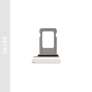 SIM TRAY FOR IPHONE 12 PRO / 12 MAX / 13 PRO / 13 MAX (SILVER)