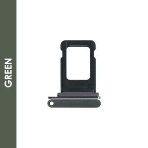 SINGLE SIM CARD TRAY COMPATIBLE FOR IPHONE 13 (GREEN)