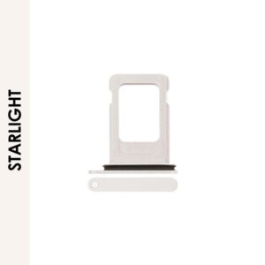 SINGLE SIM CARD TRAY COMPATIBLE FOR IPHONE 13 (WHITE)