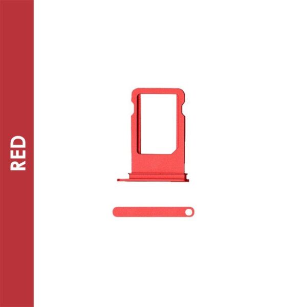 SIM TRAY COMPATIBLE FOR IPHONE 7G (RED)