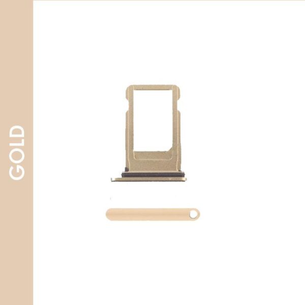 SIM TRAY COMPATIBLE FOR IPHONE 8 PLUS (GOLD)