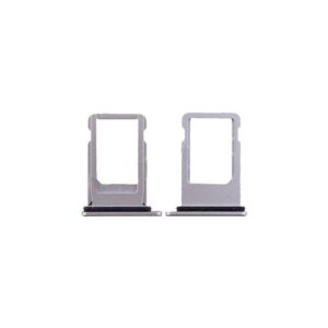 SIM TRAY COMPATIBLE FOR IPHONE 8 PLUS (SILVER / WHITE)