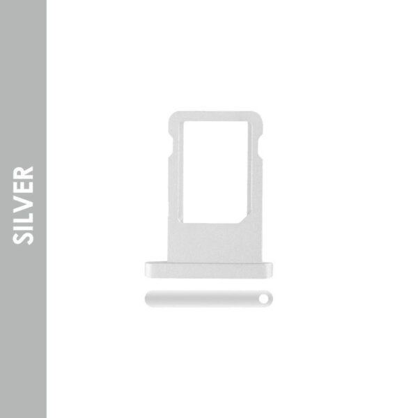 SIM CARD TRAY COMPATIBLE FOR IPAD AIR 2 (SILVER).