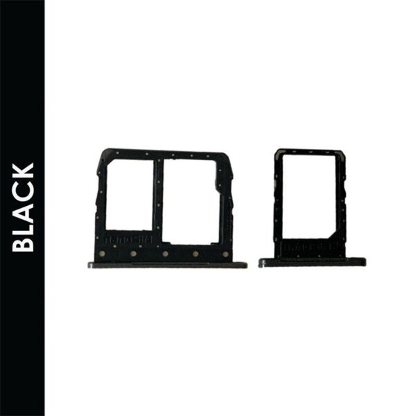 DUAL SIM TRAY COMPATIBLE FOR LG ARISTO 3 (BLACK).