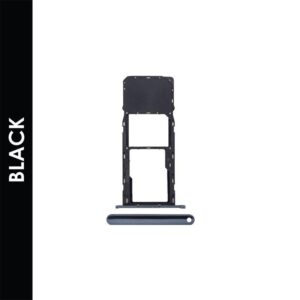 SINGLE SIM CARD TRAY COMPATIBLE FOR LG K51 (K500MM) (BLACK)