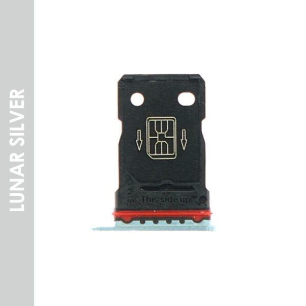 DUAL SIM CARD TRAY COMPATIBLE FOR ONEPLUS 8T (LUNAR SILVER)