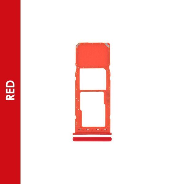 SINGLE SIM CARD TRAY FOR SAMSUNG GALAXY A10 (A105 / 2019) (RED)