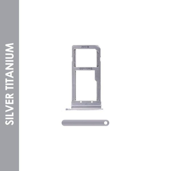 SIM TRAY COMPATIBLE FOR SAMSUNG GALAXY S7 EDGE (SILVER)