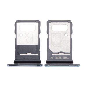 SIM TRAY FOR MOTOROLA EDGE 20 PRO (XT2153-1)(BLUE VEGAN LEATHER
