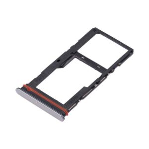 SINGLE SIM TRAY FOR MOTOROLA G51 5G (XT2171) (BRIGHT SILVER)