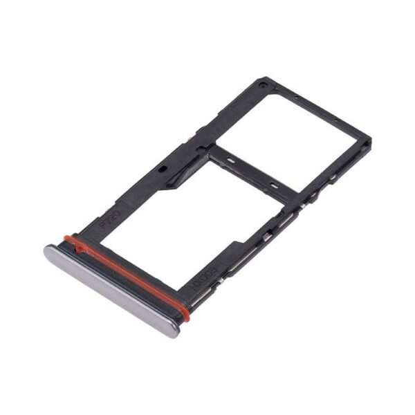SINGLE SIM TRAY FOR MOTOROLA G51 5G (XT2171) (BRIGHT SILVER)