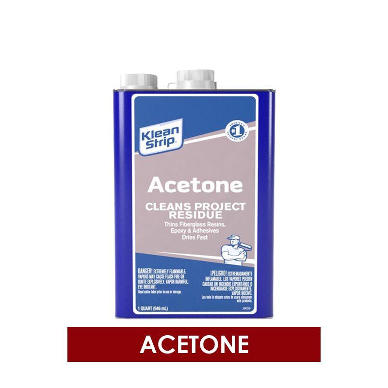 ACETONE / CLEANS PROJECT RESIDUE XCELLPARTS