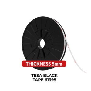 DOUBLE-SIDED BLACK FILMIC TAPE 61395 (5MM) (TESA TAPE)