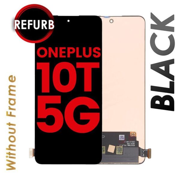 LCD ASSEMBLY WITHOUT FRAME COMPATIBLE FOR ONE + 10T 5G (BLACK)