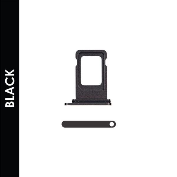 SIM CARD TRAY COMPATIBLE FOR IPHONE 11 (BLACK)