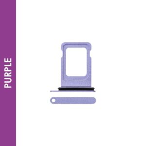 SINGLE SIM CARD TRAY COMPATIBLE FOR IPHONE 12 (PURPLE)