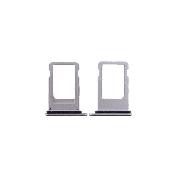 SIM TRAY FOR IPHONE 8G / SE 2020 / SE 2022 (SILVER / WHITE)