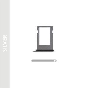 SIM TRAY COMPATIBLE FOR IPHONE X (SILVER / WHITE)