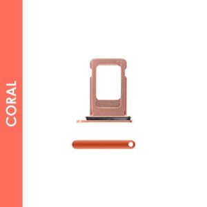 SIM TRAY COMPATIBLE FOR IPHONE XR (CORAL / ORANGE)