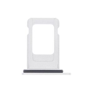 SIM TRAY COMPATIBLE FOR IPHONE XR (SILVER / WHITE)