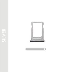 SIM TRAY COMPATIBLE FOR IPHONE XS (SILVER / WHITE)