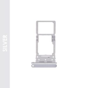DUAL SIM CARD TRAY FOR SAMSUNG GALAXY A34 (A346 / 2023) (SILVER)