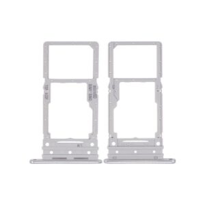 DUAL SIM CARD TRAY FOR SAMSUNG GALAXY A34 (A346 / 2023) (SILVER)