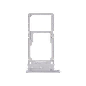 DUAL SIM CARD TRAY FOR SAMSUNG GALAXY A34 (A346 / 2023) (SILVER)