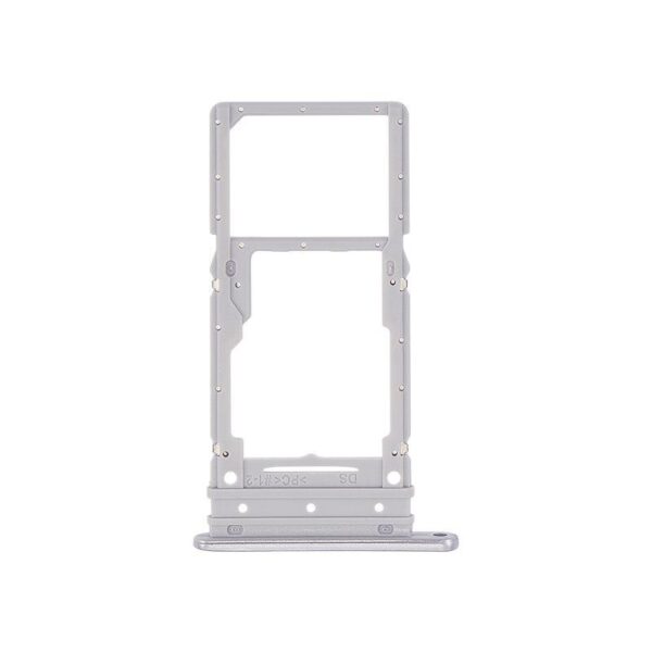 DUAL SIM CARD TRAY FOR SAMSUNG GALAXY A34 (A346 / 2023) (SILVER)