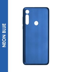 BACK COVER FOR MOTO G8 (XT2045-1) / G FAST (XT2045) (NEON BLUE)