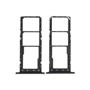 DUAL SIM TRAY COMPATIBLE FOR MOTO E6S (XT2053) (BLACK)