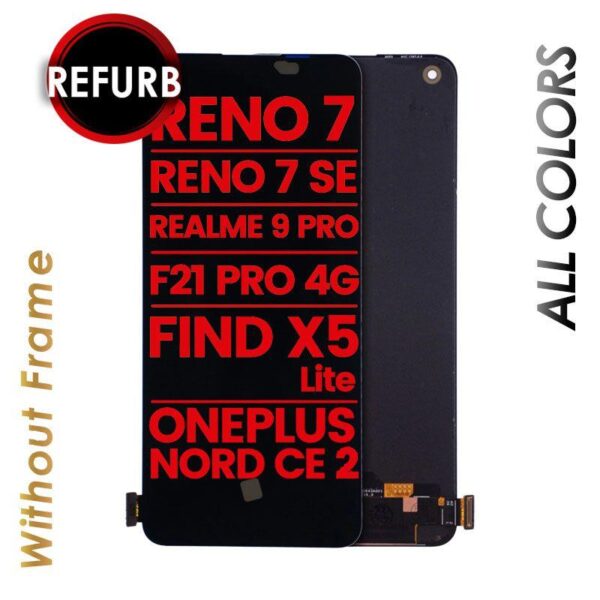 LCD ASSEMBLY WITH FRAME COMPATIBLE FOR ONE PLUS NORD CE2 5G