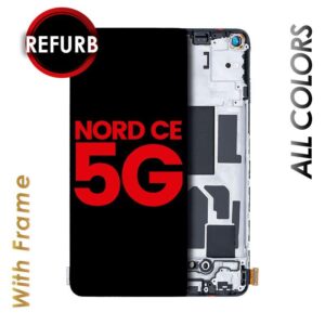 LCD ASSEMBLY WITH FRAME COMPATIBLE FOR ONE PLUS CE 5G