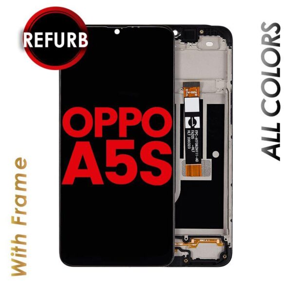 LCD ASSEMBLY WITH FRAME COMPATIBLE FOR OPPO A5S / AX5S