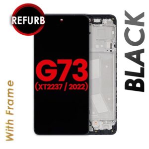 LCD ASSEMBLY WITH FRAME COMPATIBLE FOR MOTOROLA G73 (XT2237)
