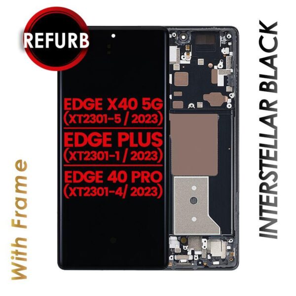 LCD ASSEMBLY WITH FRAME FOR MOTOROLA XT2301-1/XT2301-4/XT2301-5