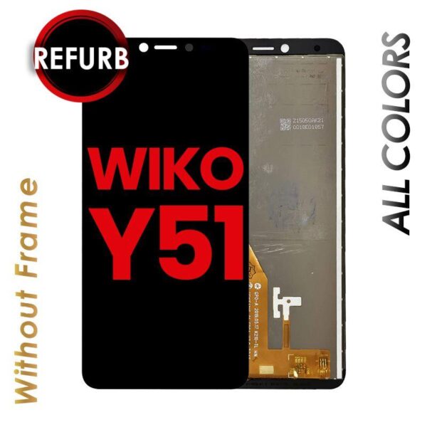 LCD ASSEMBLY WITHOUT FRAME COMPATIBLE FOR WIKO Y51