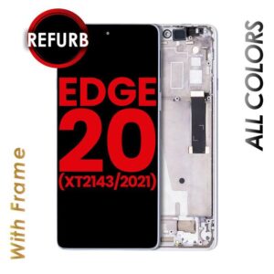 LCD ASSEMBLY WITH FRAME FOR MOTOROLA EDGE 20 (XT2143 / 2021)
