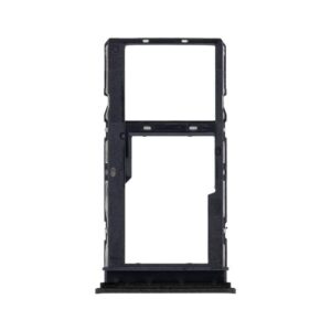 DUAL SIM TRAY COMPATIBLE FOR MOTOROLA G30 (XT2129) (BLACK)