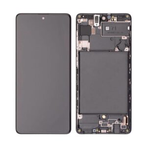 OLED ASSEMBLY WITH FRAME FOR GALAXY A71 (A715 / 2020) (PREMIUM)