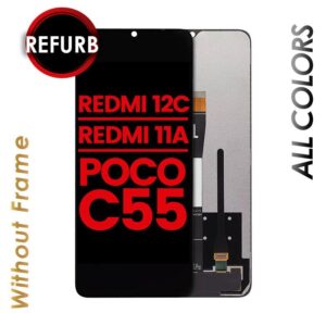 LCD ASSEMBLY COMPATIBLE FOR XIAOMI REDMI 12C / 11A / POCO C55