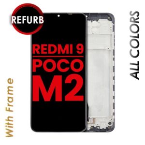 LCD ASSEMBLY WITH FRAME COMPATIBLE FOR XIAOMI REDMI 9 / POCO M2