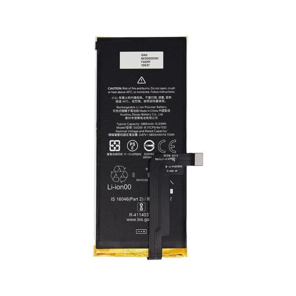 REPLACEMENT BATTERY COMPATIBLE FOR GOOGLE PIXEL 4A 5G