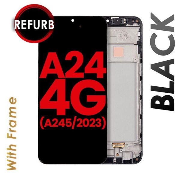 LCD ASSEMBLY WITH FRAME COMPATIBLE FOR SAMSUNG GALAXY A24 4G