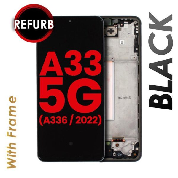 LCD ASSEMBLY WITH FRAME FOR SAMSUNG GALAXY A33 5G (A336 / 2022)