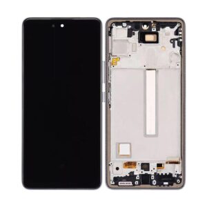OLED ASSEMBLY WITH FRAME FOR GALAXY A53 / A53 5G (BLACK)