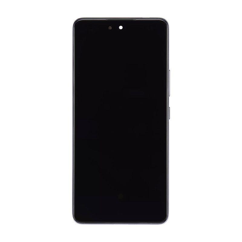 OLED ASSEMBLY WITH FRAME FOR GALAXY A53 / A53 5G (BLACK)